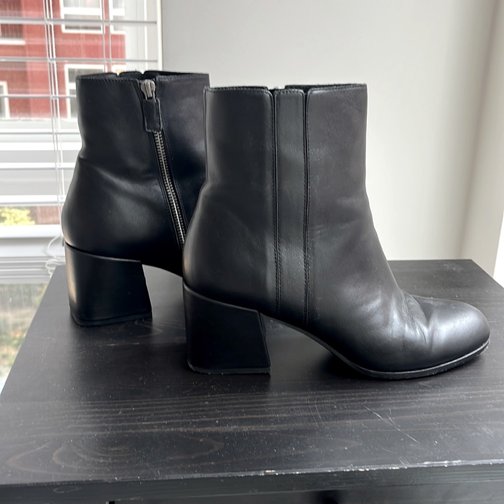 Eileen Fisher Black Ankle Boots